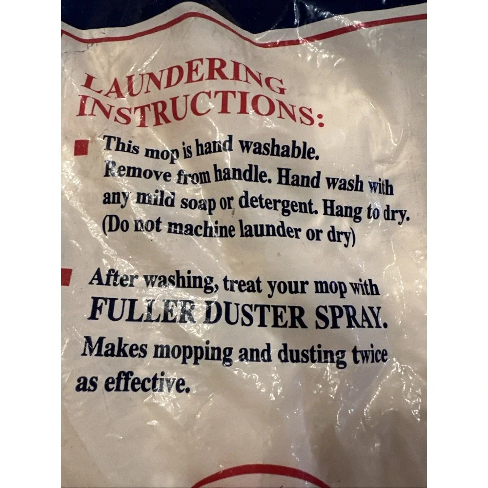 Fuller Brush Treated‎ Dust Mop Head 139/0893 USA New/Sealed Vintage